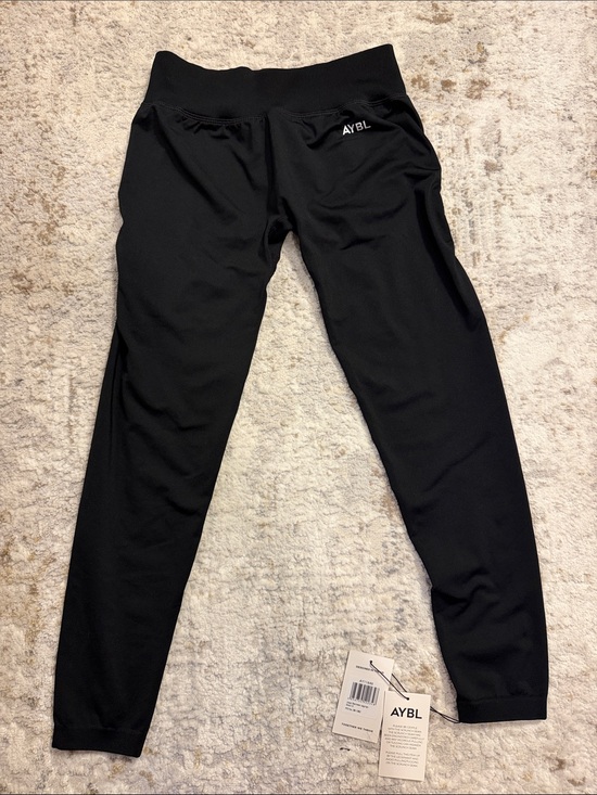 AYBL Pants - AYBL Women’s Black Leggings with Logo